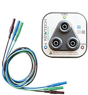 Kewcheck R2 Ring Mains Socket Tester & LDM202 Test Lead Set