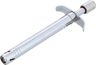 Royalford Gas Lighter, Strong And Sturdy Design, RF10599 | Easy Grip Stainless Steel Regular Lighter for Kitchen Stove Thick Gauge High Durability