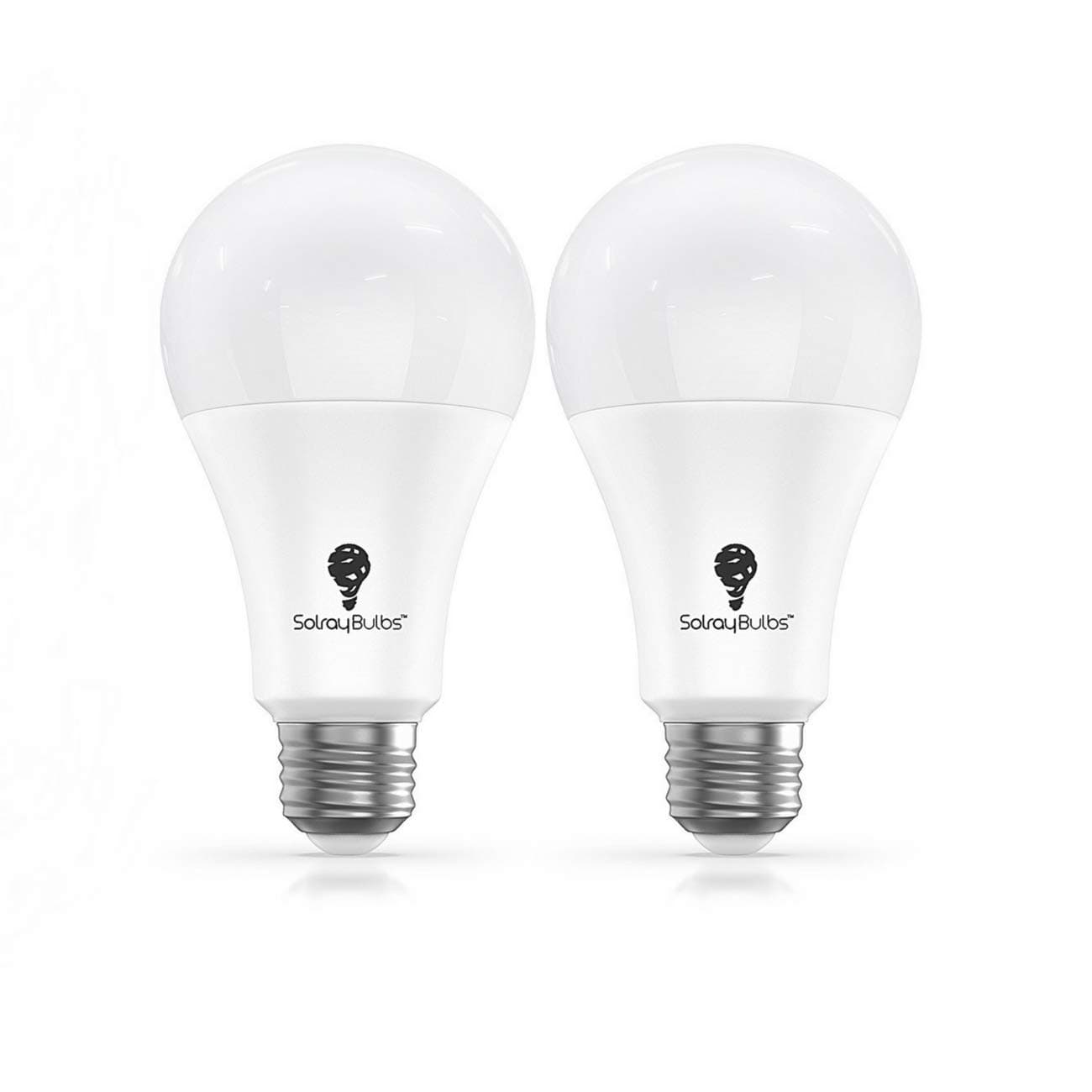 High Efficient A21 LED Light Bulb (2-Pack) 100W Equivalent Daylight 14-Watt Energy Saver - 1521 Lumens - 5000K - UL Listed - Mercury Free - E26 Medium Screw - Flicker Free 22 Year Life Span