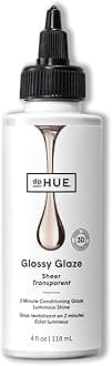 dpHUE Glossy Glaze, Sheer - 4 fl oz - In-Shower Conditioning Glaze for Luminous Shine - Paraben, SLS & SLES Sulfate Free - Leaping Bunny Certified