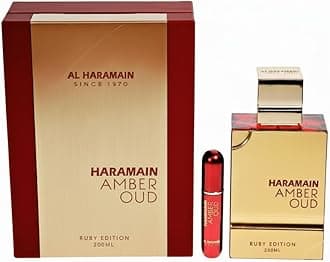 Al Haramain Amber Oud Ruby Edition Eau De Parfum Spray for Unisex, 6.7 Ounce