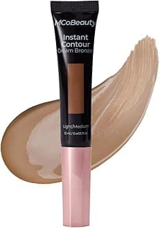 MCoBeauty Instant Contour Cream Bronzer Light to Medium Shade Cream Contour Stick with In-Built Cushion Applicator Concealers & Neutralizing Makeup