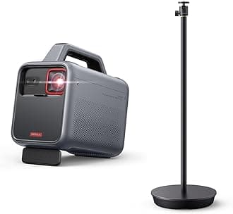 NEBULA Mars 3 Outdoor Portable Projector with DLP Technology, HDMI & USB Connectivity, Vivid Color, 1000 Lumen, 1920 x 1080 Resolution, 200-inch Max Image Size, 3-ft Adjustable Stand