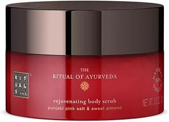 RITUALS Body Scrub The Ritual of Ayurveda - Body Salt Scrub Made with Pink Salt from Punjab and Sweet Almond Oil - Made from 94% Natural Origin Ingredients - 300g