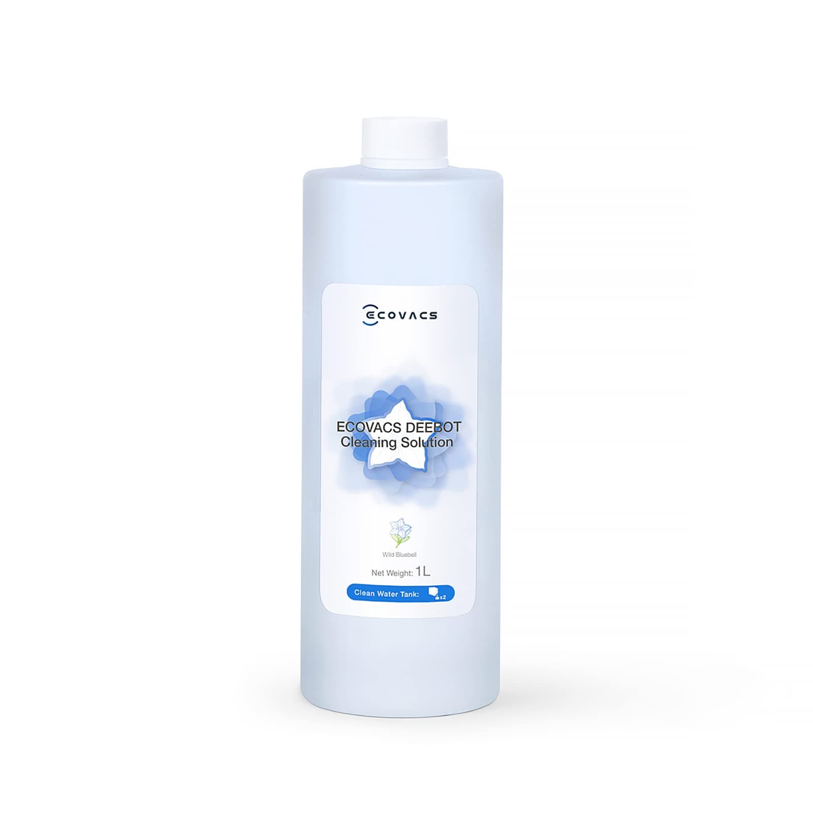 ECOVACS Multi-Surface Floor Cleaning Solution, Compatible with DEEBOT T30S COMBO / T30S / X2 COMBO/ X2 OMNI/ T20 OMNI / X1 OMNI / X1 TURBO / T10 OMNI, 1L