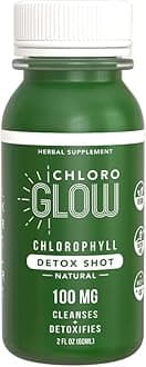 Chlorophyll Detox Shots | All Natural and Organic Plant Based Mix Drink to Boost Energy and Straighten Your Immune System | Cleanses and Detoxifies (1 Pack)