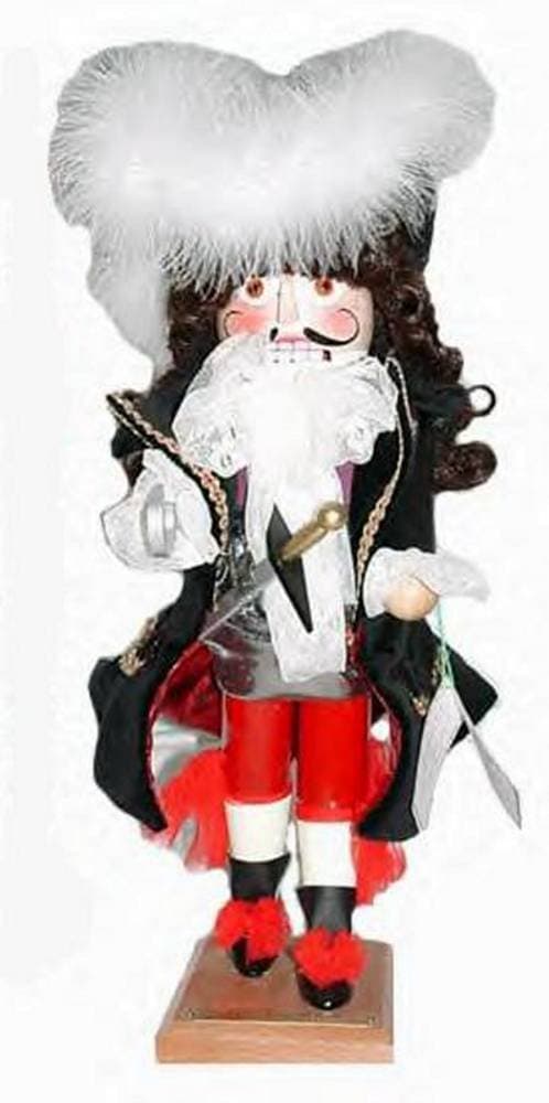 SteinbachCaptain Hook Nutcracker LE 1st in Peter Pan Series, Signed by Karla Steinbach