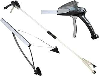 EZ Reacher PRO - Heavy Duty Grab-It Reaching Tool – Grabber Reacher with Extra-Large Grip, Locking Handle and 4.5 Inch Jaws - Ideal for Commercial, Maintenance, Seniors, 48" (48PC)