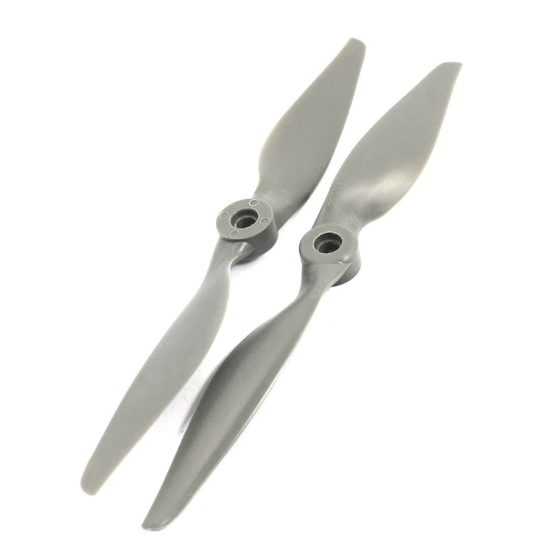 2Pcs Plastic RC Model Plane Engine 2-Blade Motor Prop Propeller 9x4.5