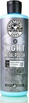 SPI_404_16 Light Metal Polish (Works on Chrome, Stainless Steel, Aluminum & More), 16 fl oz