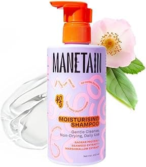- Moisturising Shampoo 237ml for Curly, Dry & Frizzy Hair | Sulphate & Paraben Free | Hydrates & Strengthens with Baobab Protein, Seaweed & Marshmallow Extract | CG-Friendly, Gentle Cleanser for Soft, Defined Curls