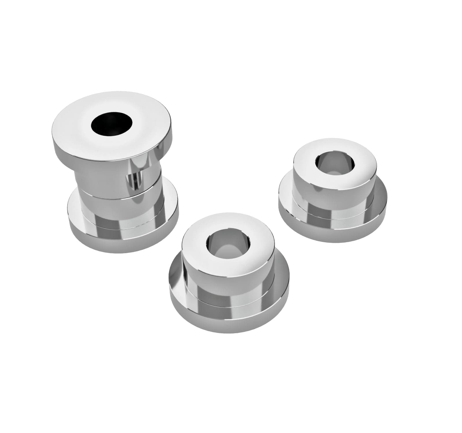 CNC Solid Billet Handlebar Riser Bushings Compatible With Harley Softail Dyna Sportster 1984-2016,Low Rider,Street Bob,CVO,Super Glide,Wide Glide,Switchback,Fat Bob,Daytona,Sturgis