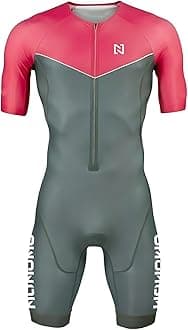 Triathlon Suit Men’s – Quick Dry, Breathable, Sleeveless TriSuit for Swimming, Cycling, Running, Duathlon – One Piece Bodysuit for Bicycle Training,Men's Elite Trisuit