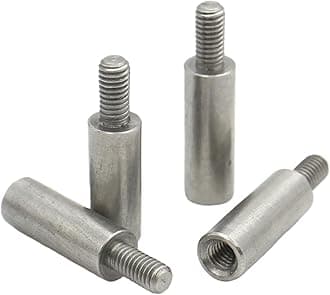 10pcs/20pcs M3 M4 304 Stainless Steel Round Standoff Male to Female Standoff Screw(10pcs,M3x 17 (Plus 6mm))