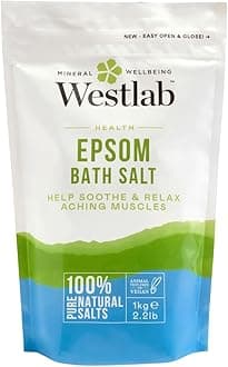 Westlab Pure Mineral Bathing Epsom Salt, 1kg