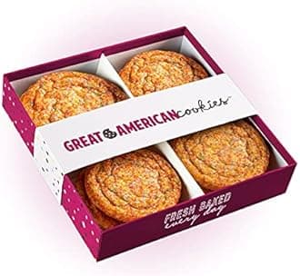Great American Cookies - 12 Fresh Baked Sugar Cookies - Baked Daily, Hand Scooped and Never Frozen - Great for birthday, graduation, parties, or special events