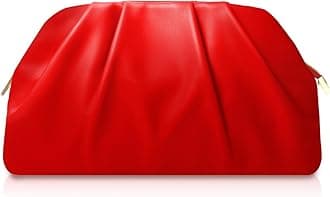 lovyoCoCo Clutch Purse for Women Soft Pleated PU Wedding Clutch, Elegant Evening Bag for Galas, Proms,Cocktail Parties