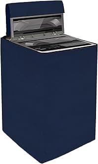 Yellow Weaves Polyester Waterproof & Dust-Proof Top Loading Fully Automatic Washing Machine Cover (Dimensions- 56x56x86 cm,Blue)