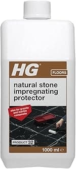 Natural Stone Impregnating Protector, Product 32, Colourless Protective Layer Coating for Marble, Limestone, Sandstone & Granite, Repels Dirt, Grease & Oil – 1L (506100106)