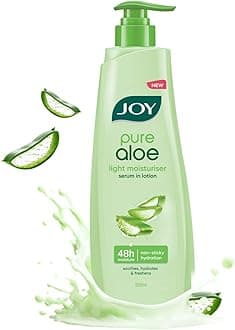 Pure Aloe Light Moisturizing Body Lotion 500ml | 48Hr Moisture for Men & Women | Soothes, Hydrates & Freshens Dry Skin | Ideal for Summer | Lightweight, NonSticky & Non-Greasy | For All Skin Types