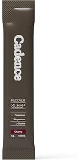 Cadence Sachets Recover Cherry - Carton (5g x 30) Science-Backed Hydration & Sleep Blend | Zero Caffeine | Melatonin Free | Vegan, Keto & Paleo Friendly | Sodium, Potassium & Magnesium for Recovery