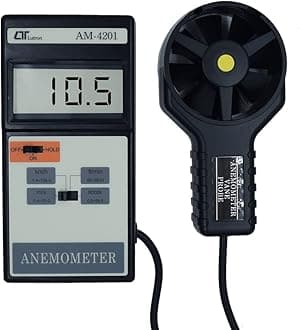 AM-4201 Digital Anemometer (Range: 0.4 to 30.0 m/s) alongwith Calibration Certificate