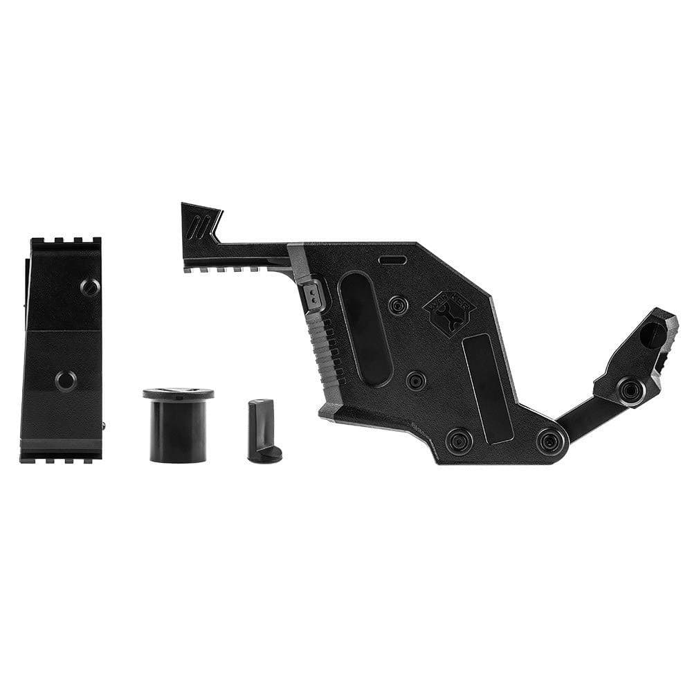 WORKER Kriss Vector Style Mod Kits for Nerf N-Strike Elite Stryfe Toys (Black)