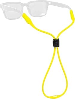 ChumsSlim Retainer - Adjustable Eyewear Keeper - Thin Silicone Safety Eyewear Retainer for Women & Men