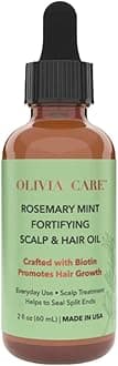 Rosemary Oil for Hair Growth - Rosemary Oil & Mint Oil with Biotin, Fortifying Scalp and Hair Treatment to Aid Hair Growth, Made in USA.