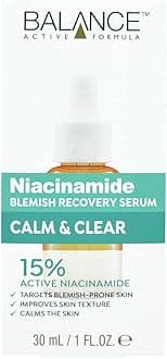 Niacinamide Blemish Recovery Serum - 15% Niacinamide for Clear Skin, Blemish Reduction, Lightweight & Non-Sticky, Refines Texture - 30ml