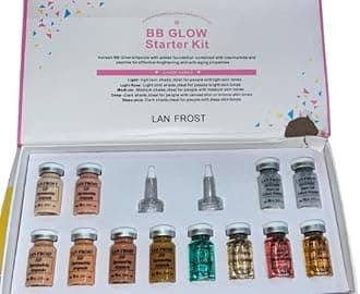 R A Products BB Glow Permanent Treatment Kit BB Glow Starter Kit(Mix-6 Serum,6 Cream)