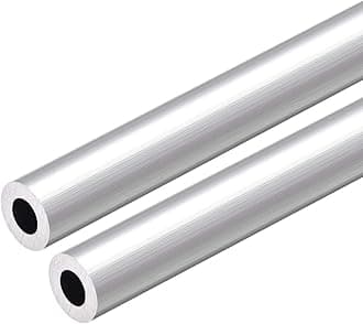 uxcell 6063 Aluminum Round Tube, 300mm Length 15mm OD 8mm Inner Dia Seamless Aluminum Straight Tubing 2 Pcs