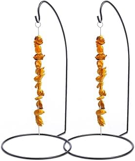 Espetada Hanging Kebab Stand - Set of 2 - Hanging Kebab Skewer Holder for Creative Food Service