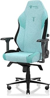 Titan Evo Mint Green Gaming Chair - Reclining, Ergonomic & Comfortable Computer Chair with 4D Armrests, Magnetic Head Pillow & 4-Way Lumbar Support - Green - Fabric