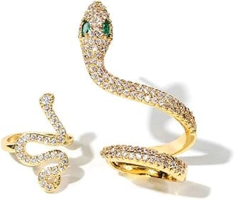 Gold Cuff Earrings for Women Cartilage Ear Cuff CZ Adjustable Ear Clip Wrap Around Earring No Piercing