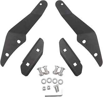 52 Inch Curved LED Light Bar Mount Brackets Upper Windshield Mounting Brackets Roof Mount Brackets Compatible with Nissan Patrol Y61 Toyota Landcruiser 80