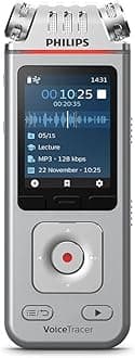 Philips VoiceTracer Audio Recorder for lectures and interviews DVT4110
