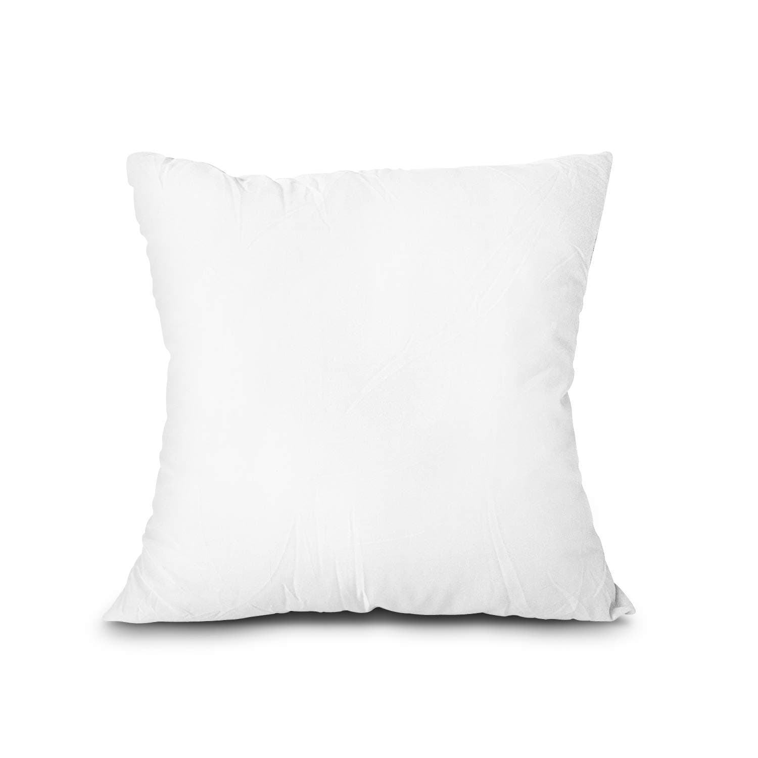 EDOWThrow Pillow Insert, Lightweight Soft Polyester Down Alternative Decorative Pillow, Sham Stuffer, Machine Washable. (White, 18x18)
