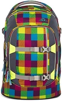 Satch Sportbeutel Turnbeutel für Mädchen und Jungen mit Reißverschlussfach, 12 Liter, Rucksack fixierbar