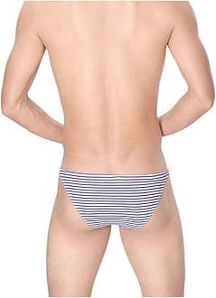 FaringotoMen's Striped Briefs U Convex Fashion Hips Panties
