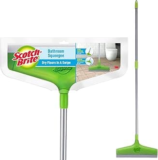 Scotch-BriteBathroom Squeegee Plastic Wiper with telescopic handle (30 cm)