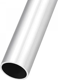 sourcing map 6063 Aluminum Tube (28mm OD x 25mm ID x 300mm L), Aluminum Round Tubing - for Home Furnishing, Machinery, DIY Handicraft