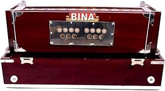Bina Harmonium BINA No. 17 Dx. Portable Professional Harmonium