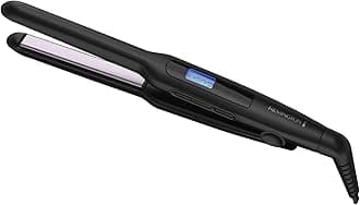 1/2" Flat Iron, Hair Straightener with Anti-Static Technology, 15-Second Heat Up & 60 Minute Auto Shut Off, 30% Longer Ceramic Floating Plates, Titanium + Ceramic Coating