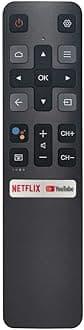 Voice Replacement Remote for TCL Google TV, Android TV.