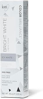 Permanent Brights Creme Toner Icy White, Vegan, Cruelty Free, PPD Free, 100% Gray Coverage, Long Lasting, Fade Resistant Color, 2.05 oz