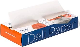 Fit Meal Prep [500 Pack] 12 x 10.75" Wax Paper Sheets for Food, Interfolded Precut Deli Pop Up Grease-Proof Sandwich Paper Wraps, Waterproof for Lunch, Food Basket, Microwave Cover, BBQ