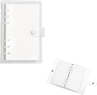 Sticker Storage,Sticker Collection Book,Sticker Album for Collecting Stickers,A5 binder Cover,Ring Binder With Snap Button Waterproof,Personal Planner Binder Cover,for Home School,Office Writing Suppl