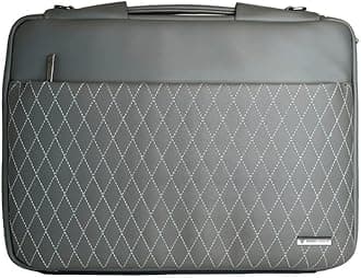 Vaku Luxos Laptops Hand Bags Compatible for MacBook 13"|16" Refined Leather Sleeve with Strap Highly Durable