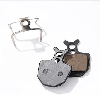 FASTPED Mountain Road Bicycle Bike MTB Disc Brake Pad Black, Resin & Metal MTB Mountain Bikes Cycling Road Bicycle Resin Disc Brake Pads Bicycle Disc Braking Pads for MTB Mountain Road Bike 1 Pair